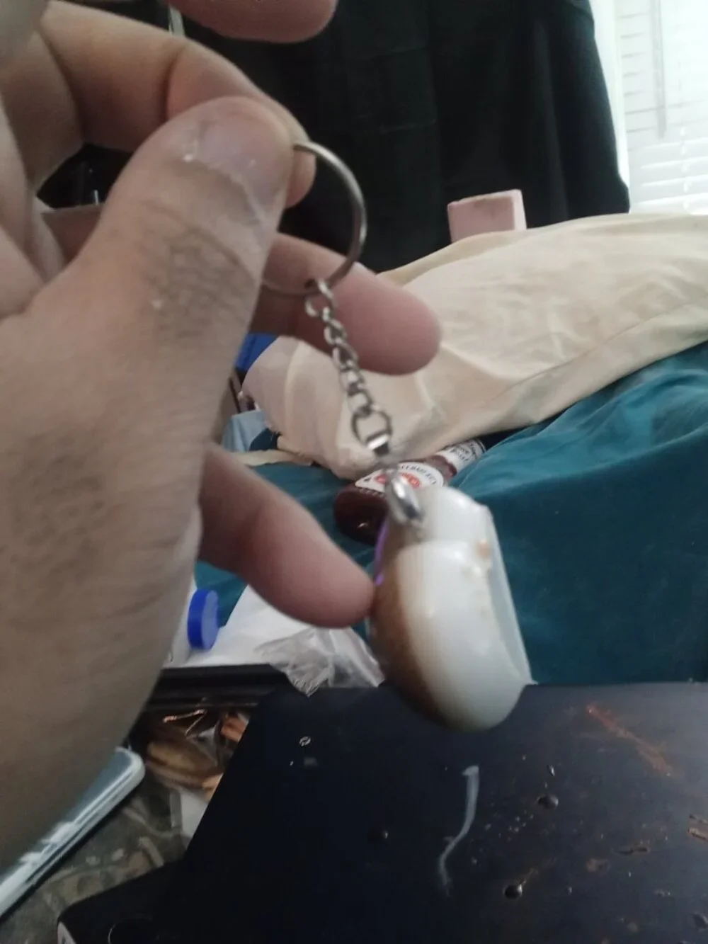 Handmade Heart Keychain
